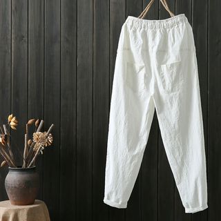 Quần baggy Nam lưng thun Vải đũi thiết kế mới lạ dễ dàng phối đồ 115