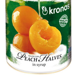 Đào lon Kronos 820g sỉ 1 thùng gồm 12 lon