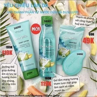 Sữa tắm chiết xuất từ hoa quả