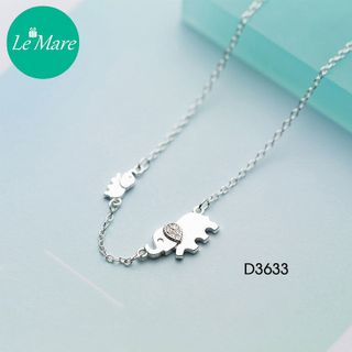 Dây chuyền Voi may mắn D3633 giá sỉ