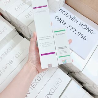 DETOX BLANC ĐỦ SỐ em đang báo giá serum mụn