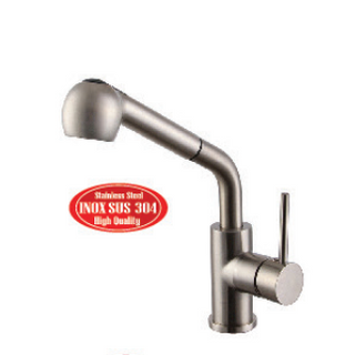 Vòi rửa chén nóng lạnh rút đầu tròn - BN-6821