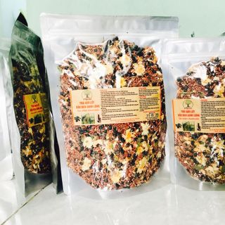 TRÀ GẠO LỨT MIX HOA CÚC LÁ SEN
