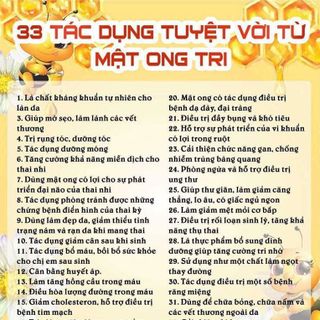 Mật Ong Nguyên Chất TRI - Trị Bệnh Đau Viêm Loét Dạ Dày Làm Đẹp