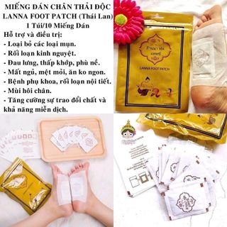 Miếng dán thải độc chân