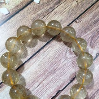 VÒNG THẠCH ANH TÓC VÀNG 12 MM