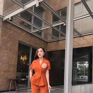 SUIT CỔ VEST QUẦN BAGGY