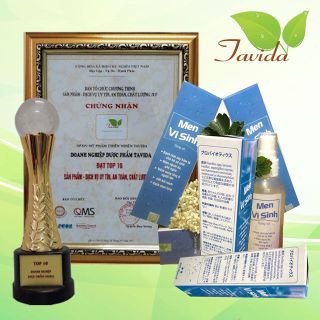 Men vi sinh Tavida trị viêm lang lông mụn lưng