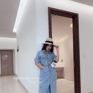 ĐẦM DENIM XẺ