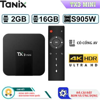 Xả Kho Tivi Box TX3 Mini Ram 2GB - Rom 16GB Bán sỉ Bán Buôn