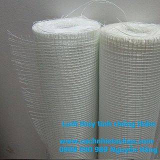 Lưới thuỷ tinh chống nứt và gia cố bề mặt tường
