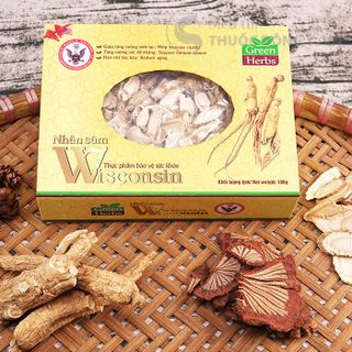 NHÂN SÂM WISCONSIN HOA KỲ CẮT LÁT 100G - TĂNG CƯỜNG SINH LỰC VÀ SỨC ĐỀ KHÁNG - SP CỦA THẢO DƯỢC XANH