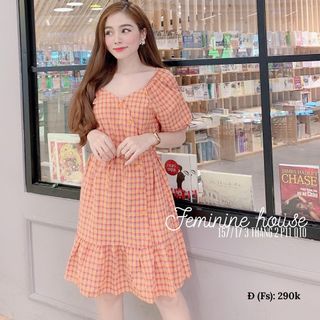 ĐẦM CARO NHỎ CỔ V