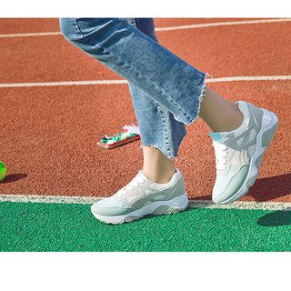 GIÀY THỂ THAO NỮ THỜI TRANG SNEAKER D2599 giày nữ mix màu cá tính