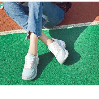 GIÀY THỂ THAO NỮ THỜI TRANG SNEAKER D2599 giày nữ mix màu cá tính