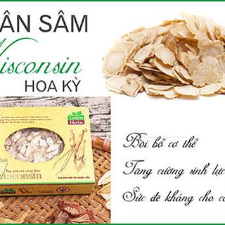 NHÂN SÂM WISCONSIN HOA KỲ CẮT LÁT 50G - TĂNG CƯỜNG SINH LỰC VÀ SỨC ĐỀ KHÁNG