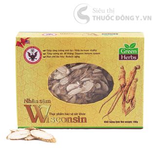 NHÂN SÂM WISCONSIN HOA KỲ CẮT LÁT 50G - TĂNG CƯỜNG SINH LỰC VÀ SỨC ĐỀ KHÁNG