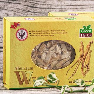 NHÂN SÂM WISCONSIN HOA KỲ CẮT LÁT 50G - TĂNG CƯỜNG SINH LỰC VÀ SỨC ĐỀ KHÁNG