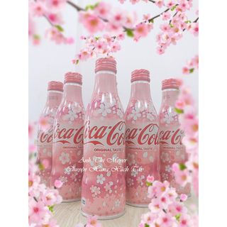 Coca Cola chai cao phiên bản HOA ANH ĐÀO 2019 - Nhật Bản