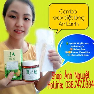 Combo wax triệt lông An Lành