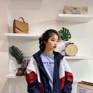 áo dù lớp phối màu