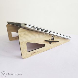Giá đỡ laptop gỗ lắp ghép