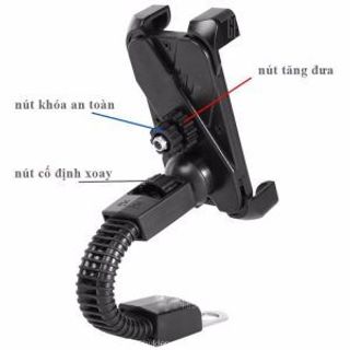 Giá đỡ điện thoại trên xe máy