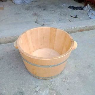 chậu gỗ ngâm chân