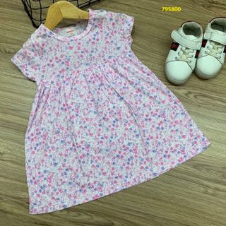 Đầm thun tah ngắn họa tiết