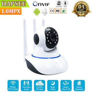 Camera Giám Sát Hapsee Mate 3 Râu – Camera Trong Nhà Hỗ Trợ Hồng Ngoại