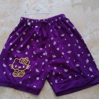 Quần đùi mèo Kitty cotton 100 cho bé gái