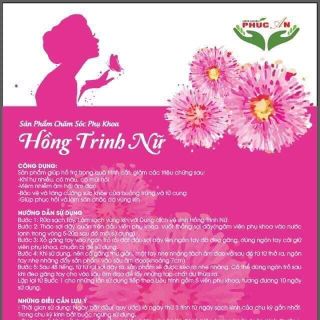 Viên đặt phụ khoa Hồng Trinh Nữ