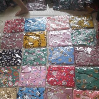 Bộ hoa quả nam nữ freesize chất liệu kate thái hàng Việt nam