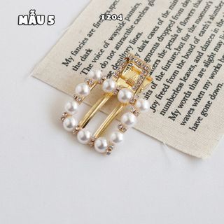 Kẹp tóc đính ngọc trai