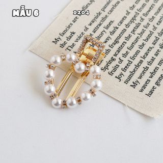 Kẹp tóc đính ngọc trai