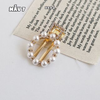 Kẹp tóc đính ngọc trai