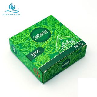 Bao cao su Tâm Thiện Chí Gia đình mỏng trơn hộp 3 cái