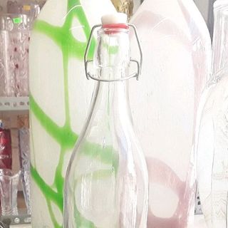 Chai Thủy Tinh Tròn Nắp Gài 1L