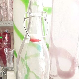 Chai Thủy Tinh Tròn Nắp Gài 1L