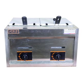 Bếp chiên nhúng 2 ngăn dùng gas - Máy Bảo Việt