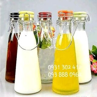 Chai Thủy Tinh Nắp Sứ Gài 500ML