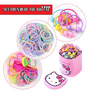 Hộp 100 buộc tóc mèo siêu xinh