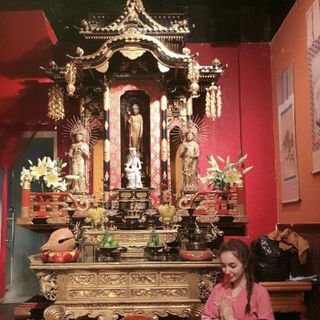 Ngọc An Nhiên-Đồ đi chùa-Hồng Lam Tím