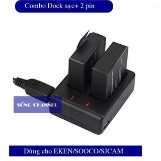 Đốc sạc điện thoại 2 pin dành cho H9R SJ cam
