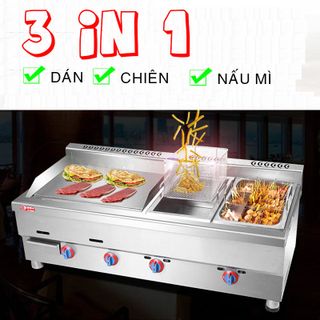 Bếp chiên nhúng – phẳng 1 phẳng 2 nhúng dùng gas - Máy Bảo Việt