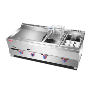 Bếp chiên nhúng – phẳng 1 phẳng 2 nhúng dùng gas - Máy Bảo Việt