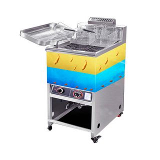 Bếp chiên tách dầu 18l dùng gas - Máy Bảo Việt