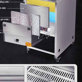 Bếp chiên tách dầu 18l dùng gas - Máy Bảo Việt