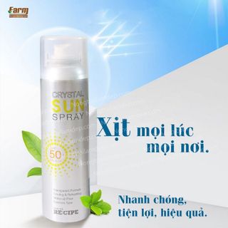 Xịt Chống Nắng Cảm Biến Nhiệt Crystal Sun Spra