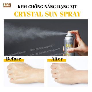 Xịt Chống Nắng Cảm Biến Nhiệt Crystal Sun Spra